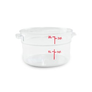 Recipiente Redondo de Policarbonato 2 qt